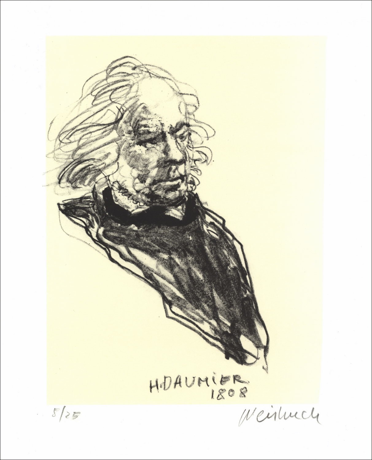 Buy Original Lithograph Claude WEISBUCH Honoré Daumier 02 