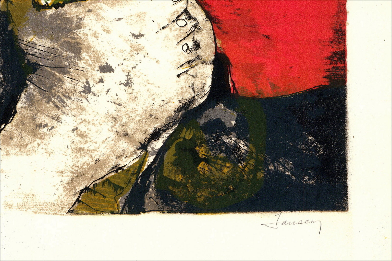 Jean Jansem, Corrida, Le Picador (1975) | Lithographie originale
