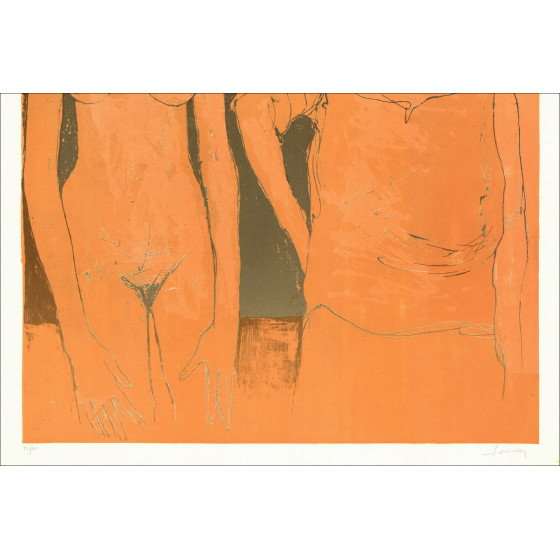 Jean Jansem, Two Women around 1975 | Original Lithograph