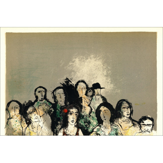 Jean Jansem, Personnages, le spectacle (1975) | Lithographie originale