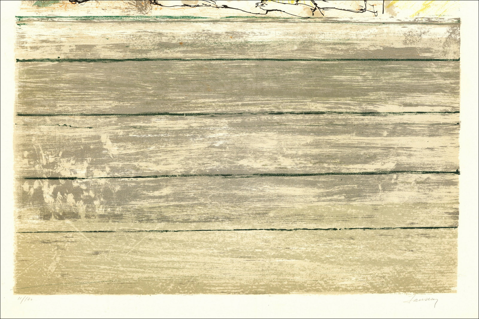 Jean Jansem, Personnages, le spectacle (1975) | Lithographie originale