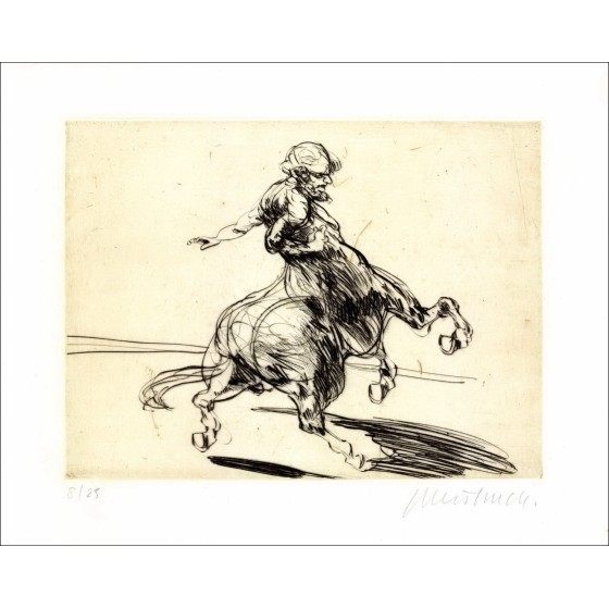 Compra grabado original de Claude Weisbuch Le centaur i 