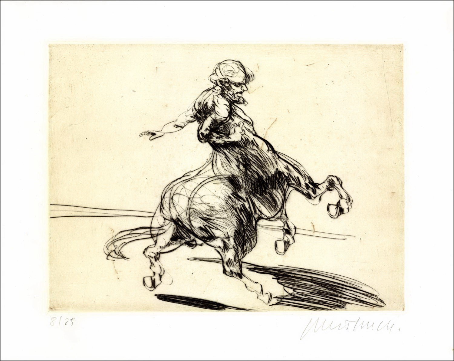 Achat Gravure originale de Claude WEISBUCH Le Centaure I 