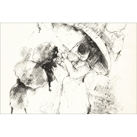 Michel de Gallard – La Chiesa (1962), litografia