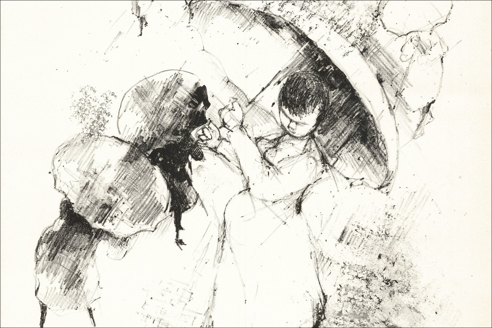 Michel de Gallard – The Church (1962), lithography