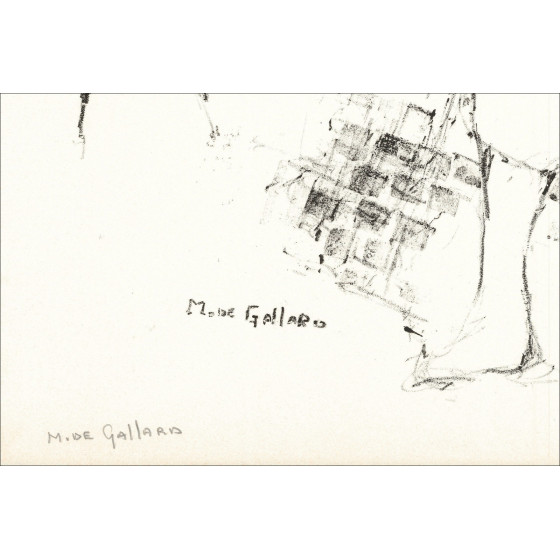 Michel de Gallard – The Church (1962), lithography