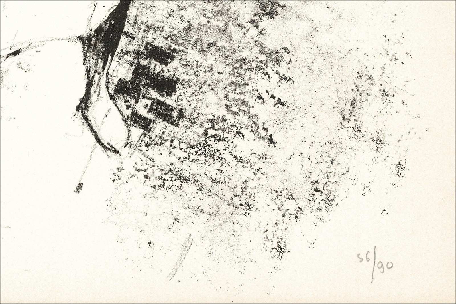 Michel de Gallard – La Chiesa (1962), litografia