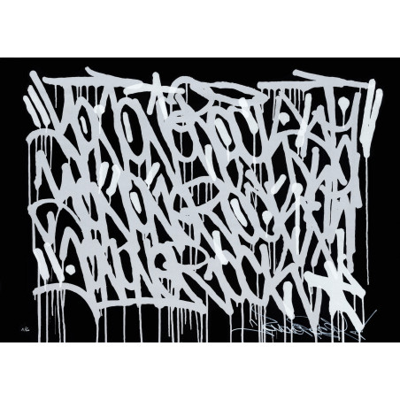 JonOne Time Is Now 2026 | Serigrafia originale 50x70 cm