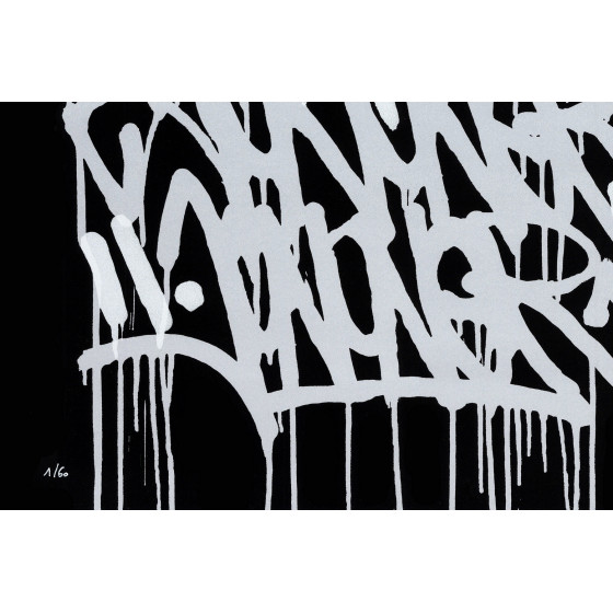 JonOne Time Is Now 2026 | Original silkscreen print 50x70 cm