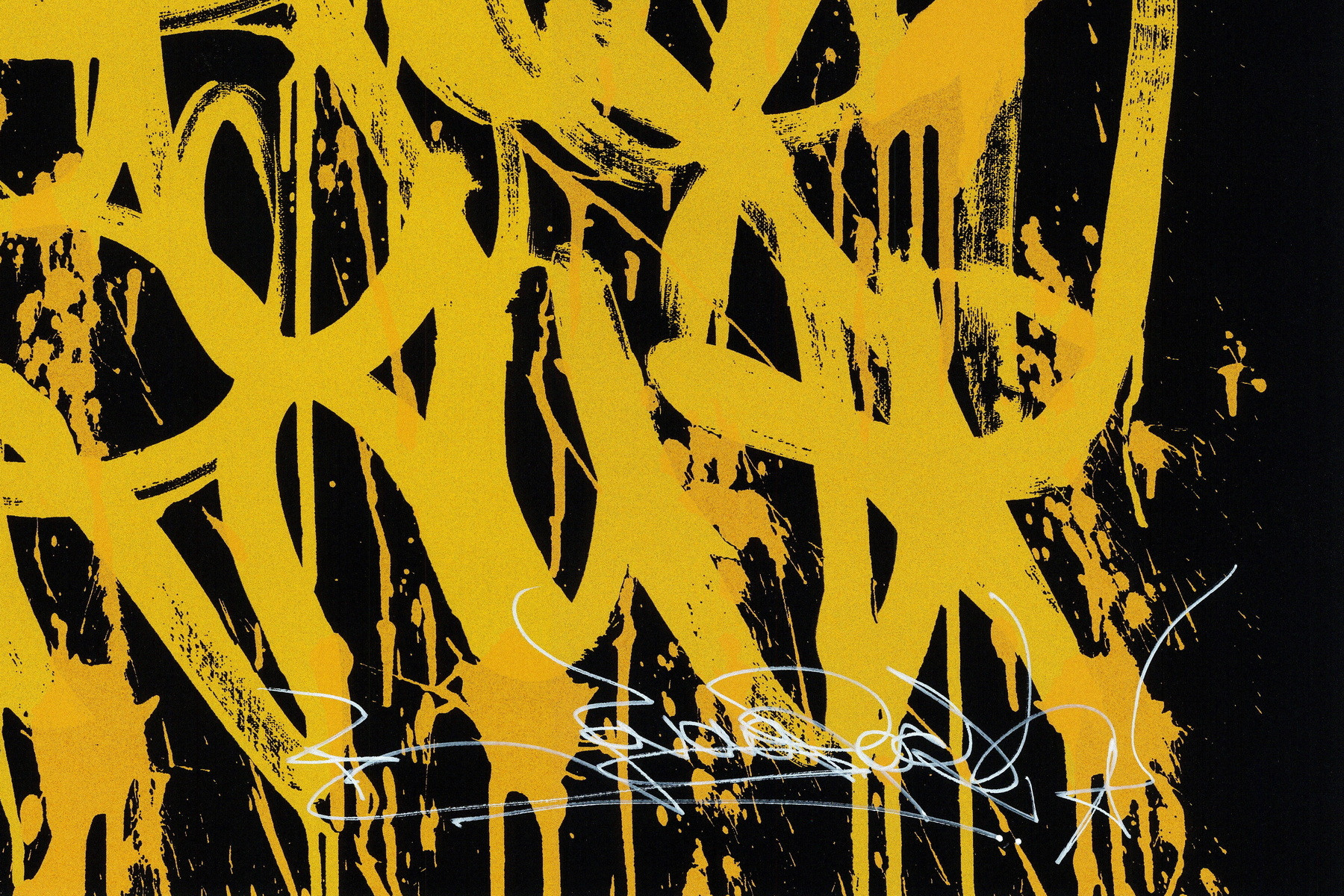 JONONE - Serigrafía original "Rough, rugged and wild" 50x70cm - 2026