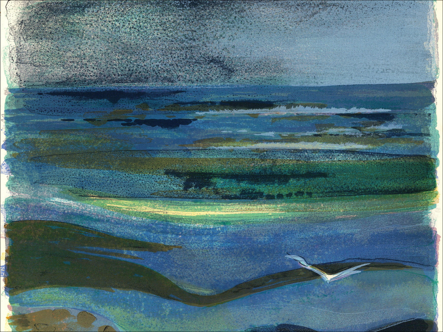 Camille Hilaire La Normandie IV, litografía original