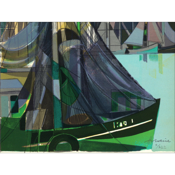Camille Hilaire La Normandie, Honfleur, litografia