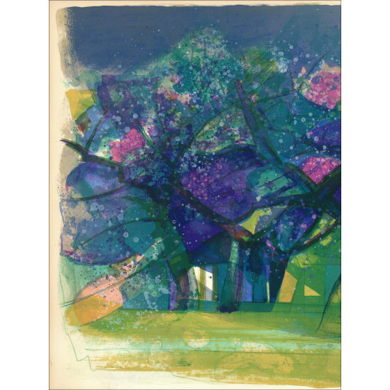 Camille Hilaire Der Obstgarten III, Original-Lithografie
