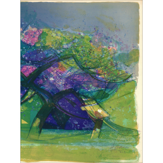 Camille Hilaire Der Obstgarten III, Original-Lithografie