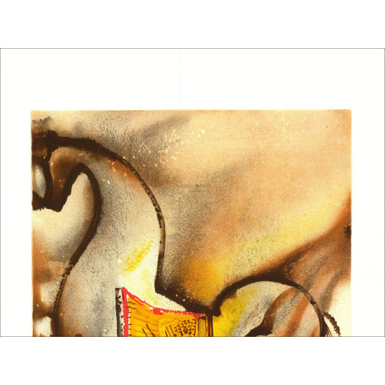 Salvador Dalí "Caballo Daliniano", Caballo de Troya, litografía