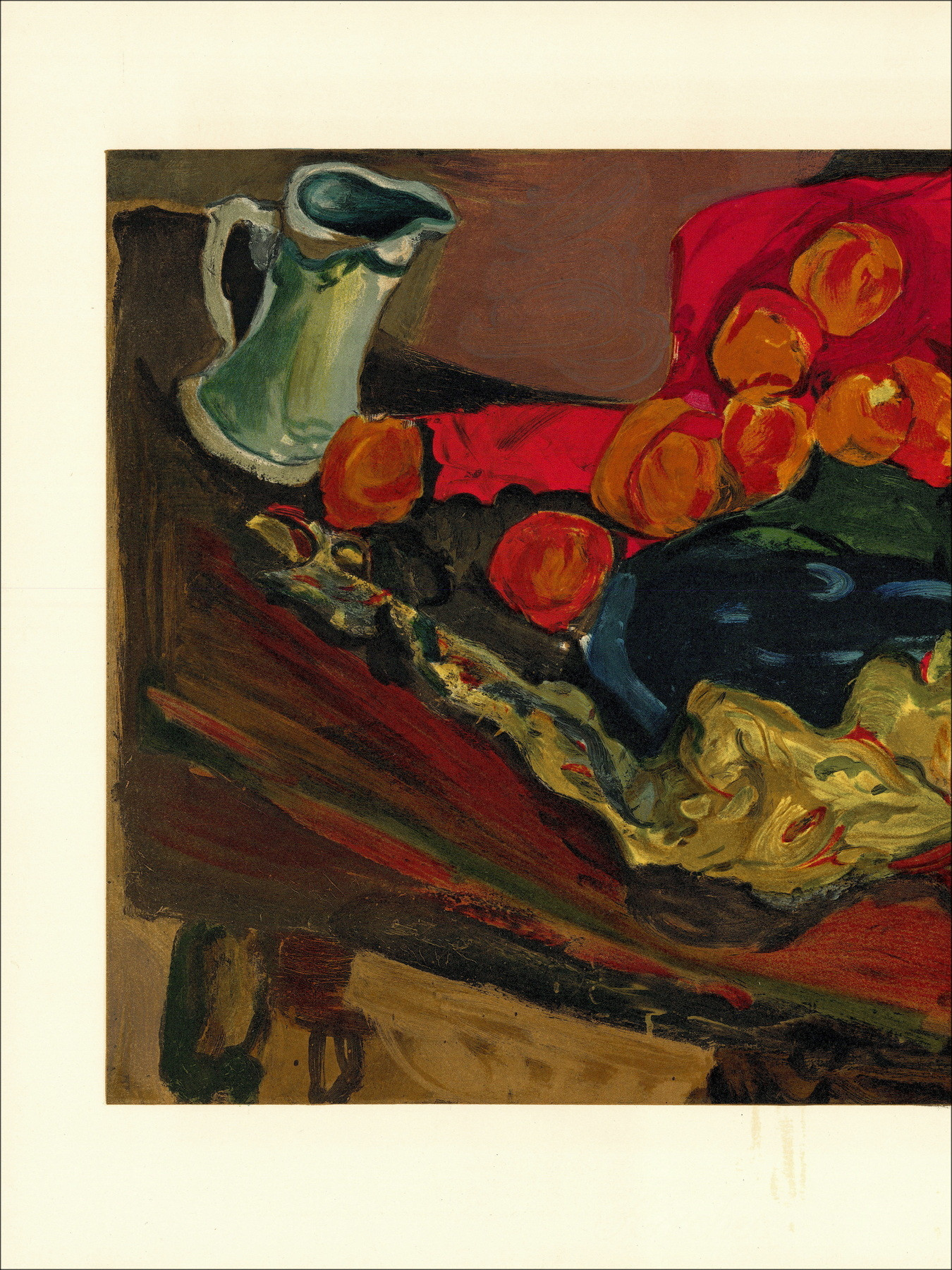 Chaïm Soutine Stillleben mit Pute, Lithografie von Mourlot.