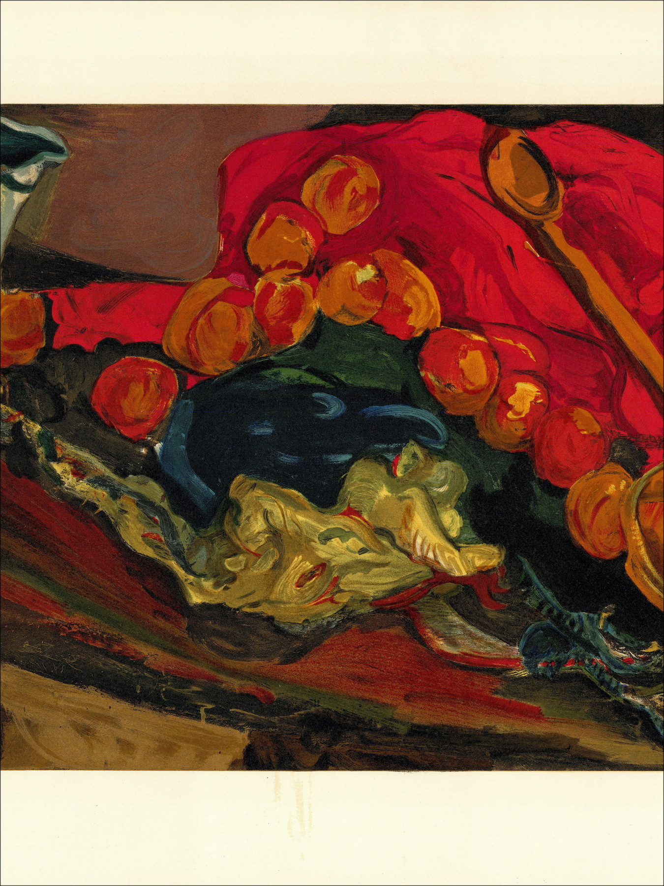 Chaïm Soutine Still Life with Turkey, lithograph Mourlot