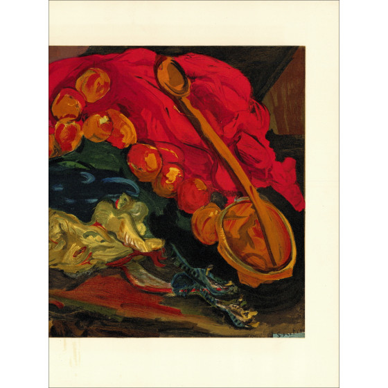 Chaïm Soutine Still Life with Turkey, lithograph Mourlot