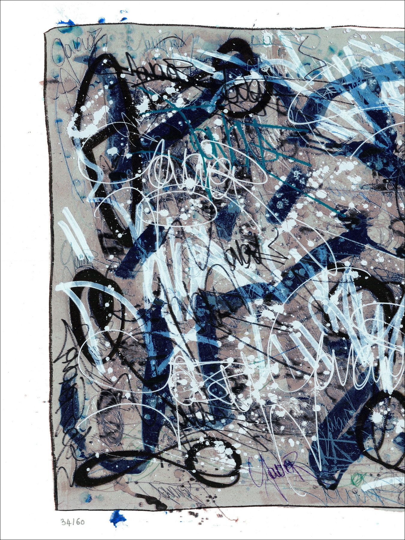 JonOne - They Don't Know (2019), serigrafia (56 x 76 cm)