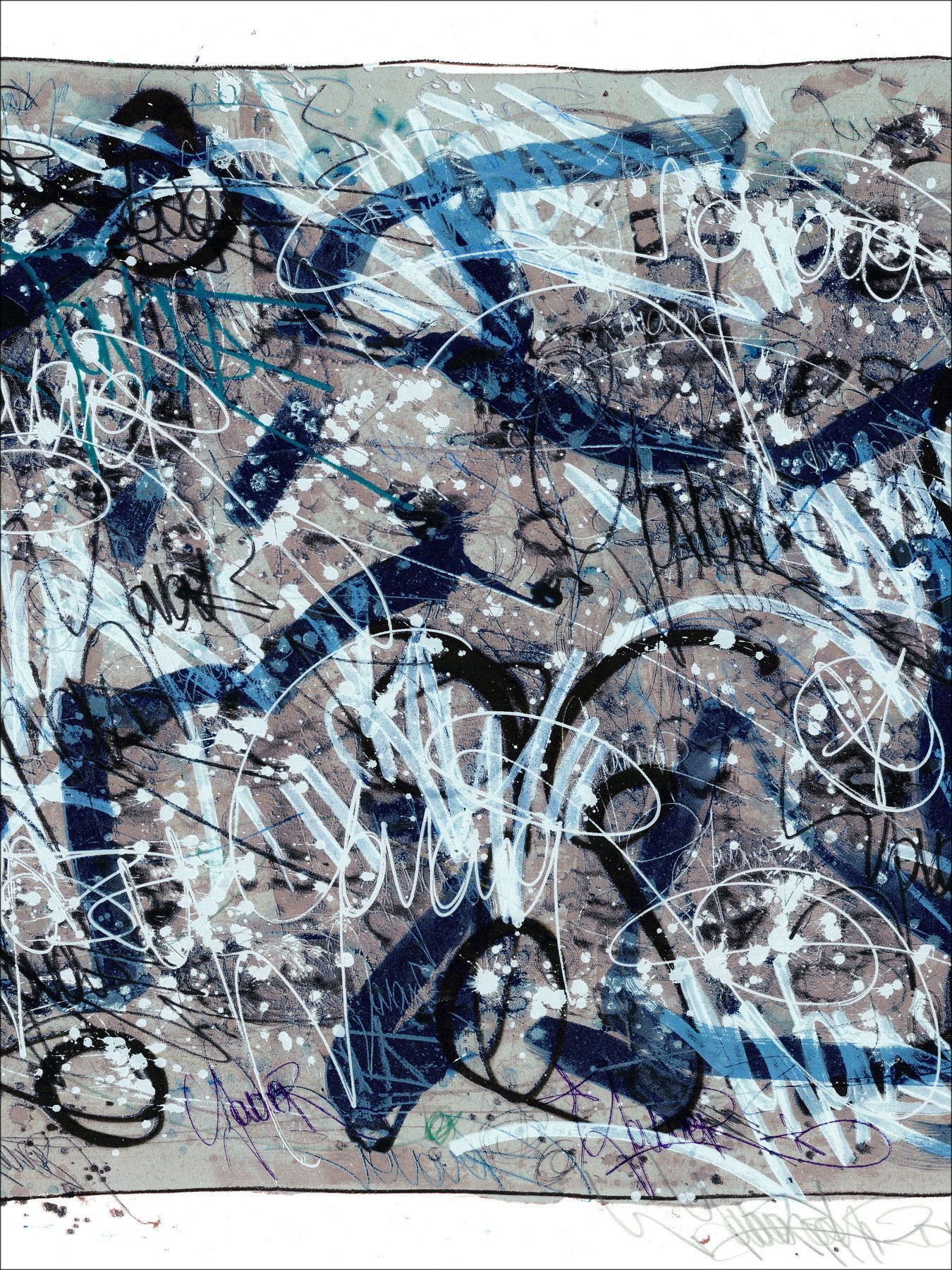 JonOne - They Don't Know (2019), serigrafia (56 x 76 cm)