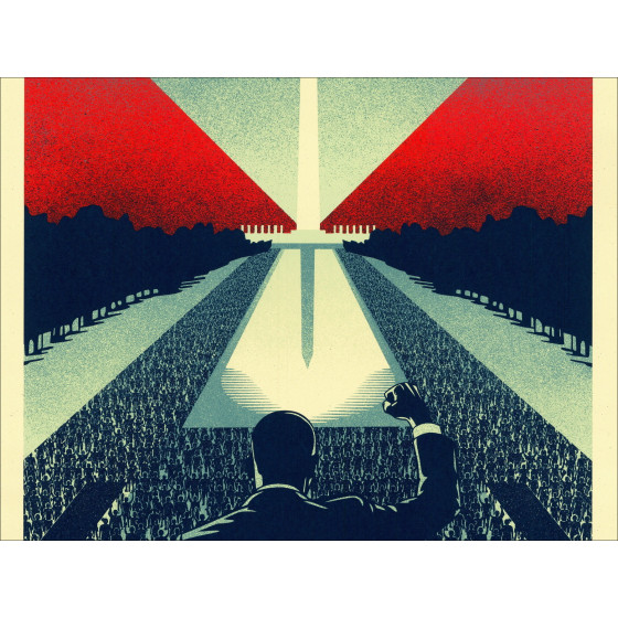 Shepard Fairey Defend Your Freedoms 2026, signed silkscreen