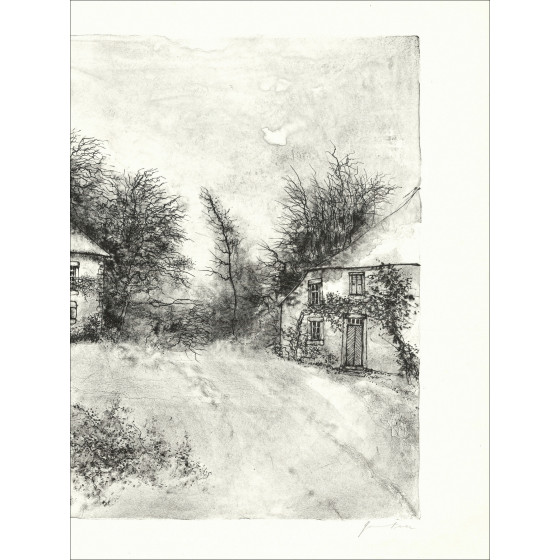 Bernard Gantner La Grange, lithograph EA signed