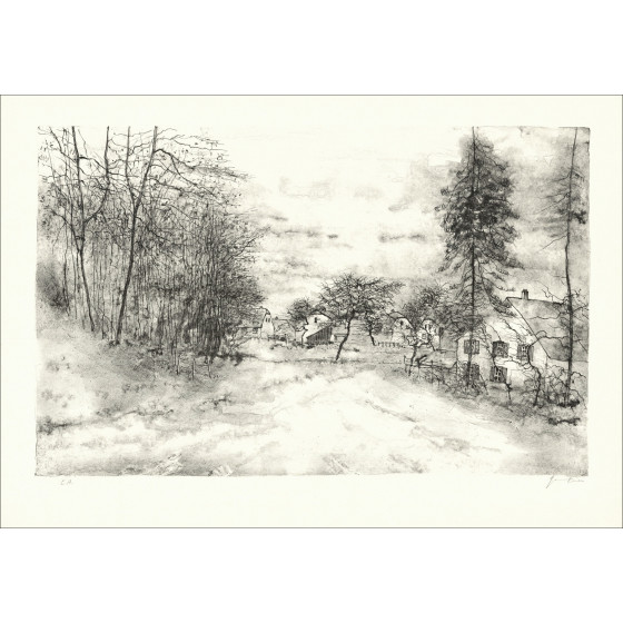 Bernard Gantner The Path, lithograph EA signed
