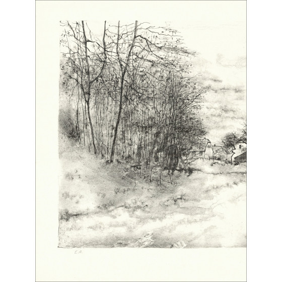 Bernard Gantner The Path, lithograph EA signed