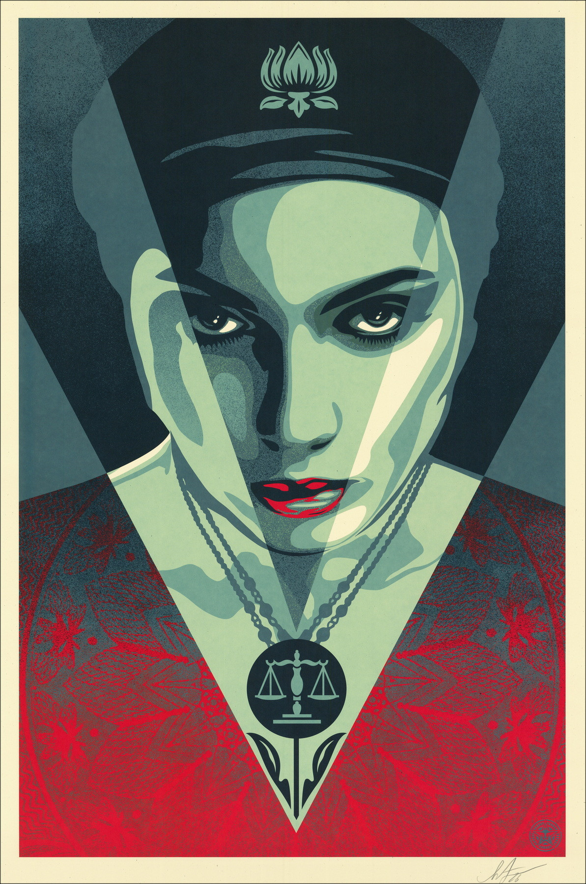 Shepard Fairey - Justice Woman, signierter Siebdruck | OBEY