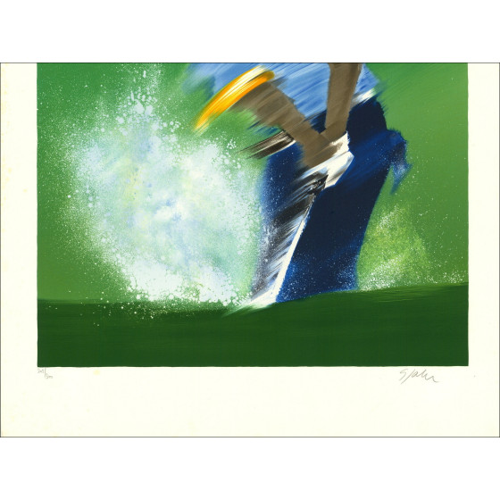 Victor Spahn - The Golfer, original signed lithograph
