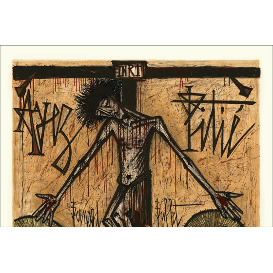 Bernard Buffet - Tener Pity 1961, Litografía original firmada