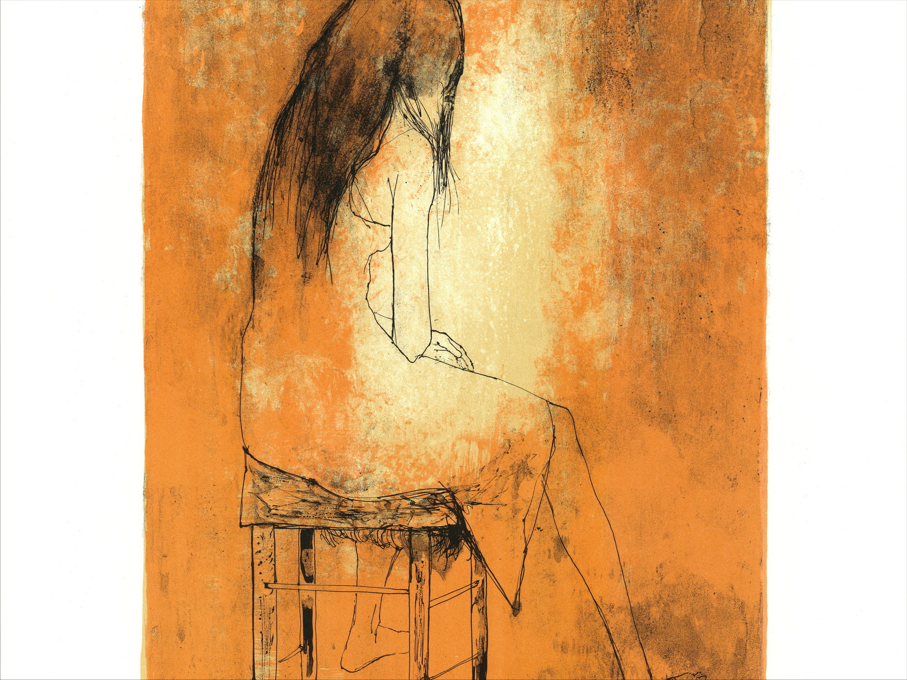 JANSEM Jean - Litografía original "Les quais" 56x76cm - 1966
