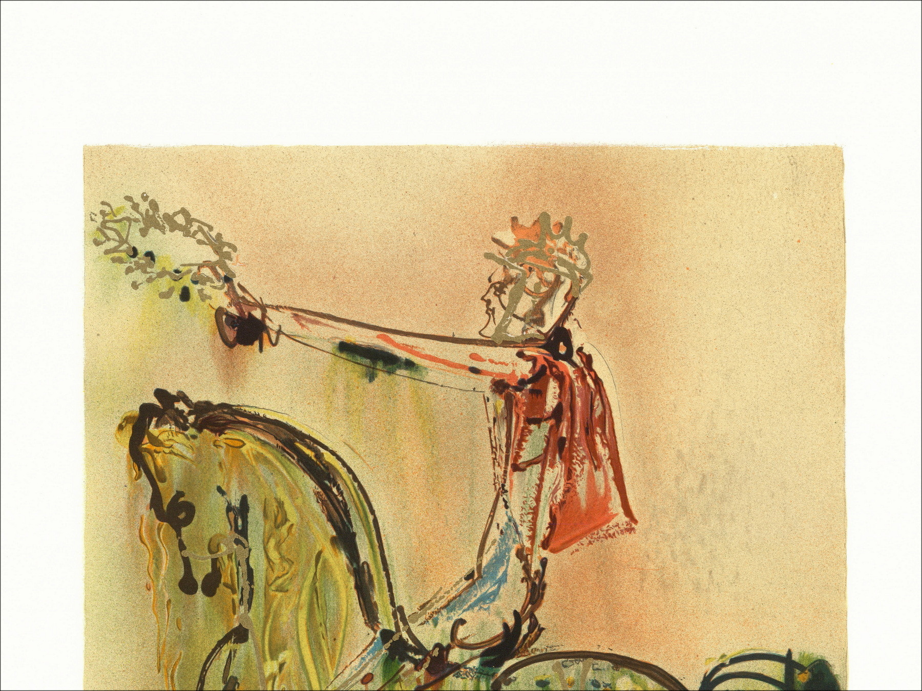 Salvador Dali - Cavalli daliniani, Cavaliere Romano 1983