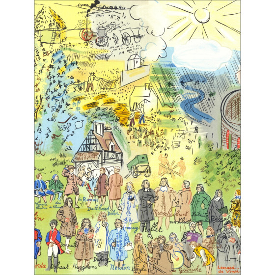 Raoul Dufy - La Fée Électricité, litografia Mourlot 1965
