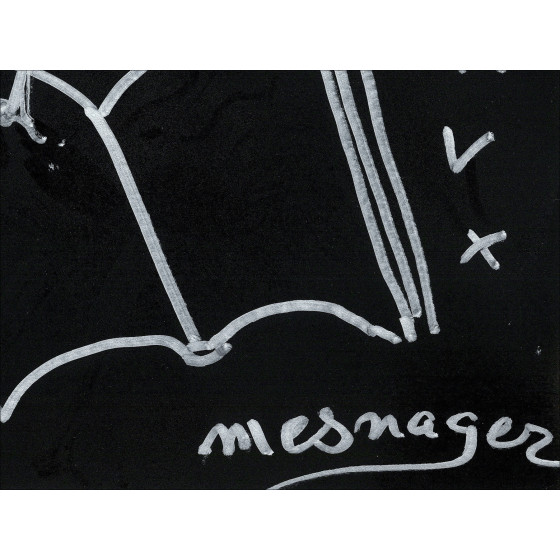 Jérôme Mesnager - The Man in White, the alphabet, original work