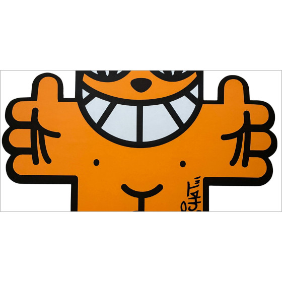 M.CHAT – Chat Accolade, sérigraphie signée
