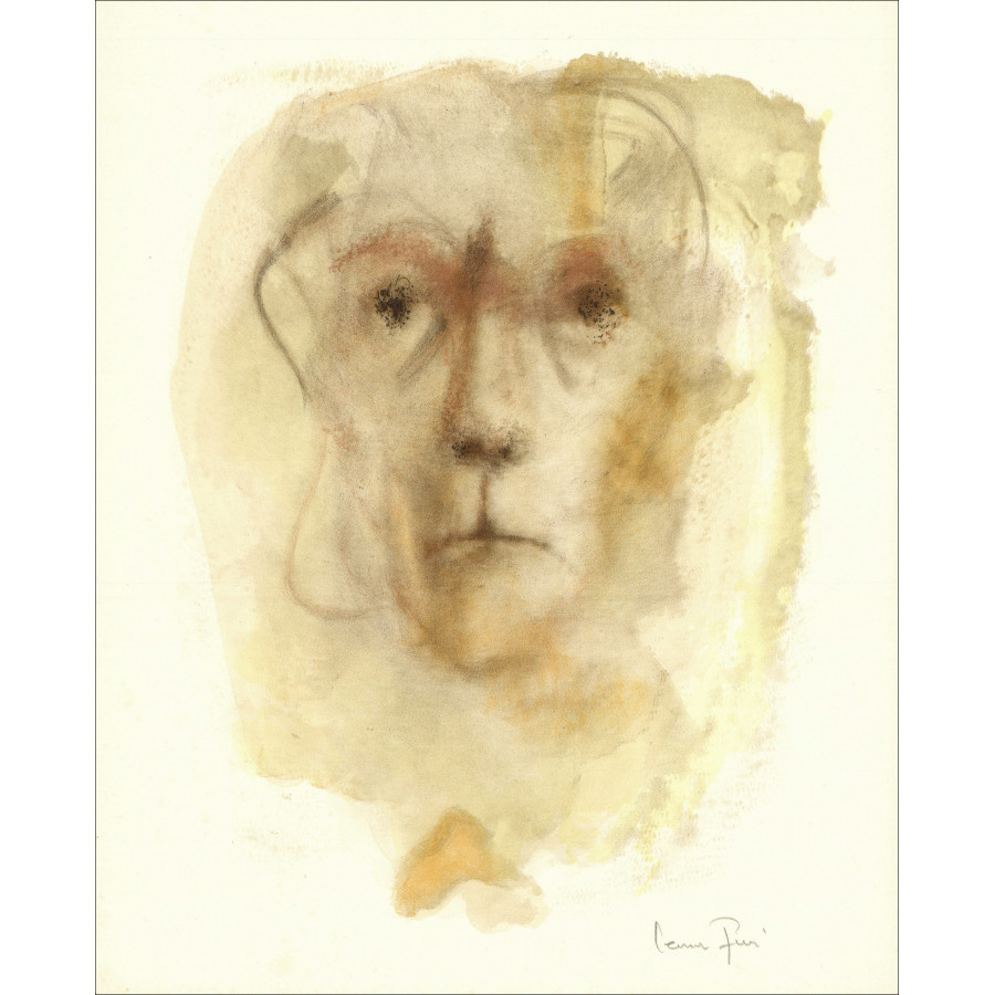 Leonor Fini - Retrato 1967, litografía original firmada