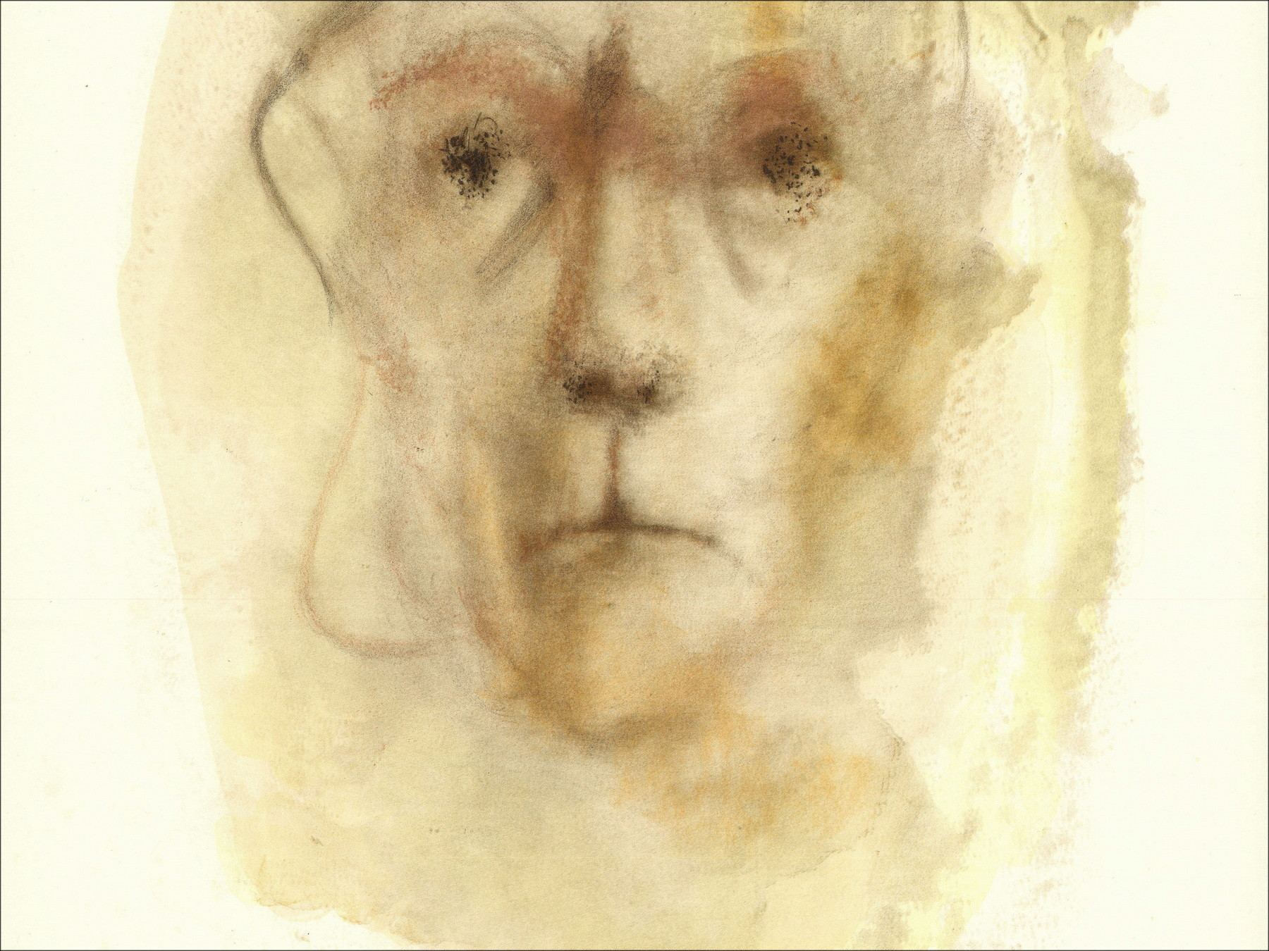Leonor Fini - Portrait 1967, original signed lithograph