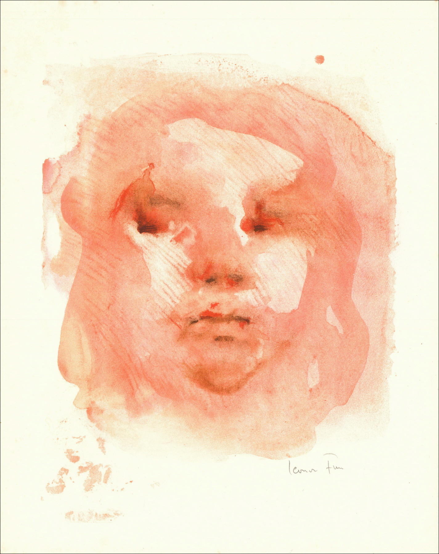 Leonor Fini - Ritratto 2 - 1967, litografia originale firmata