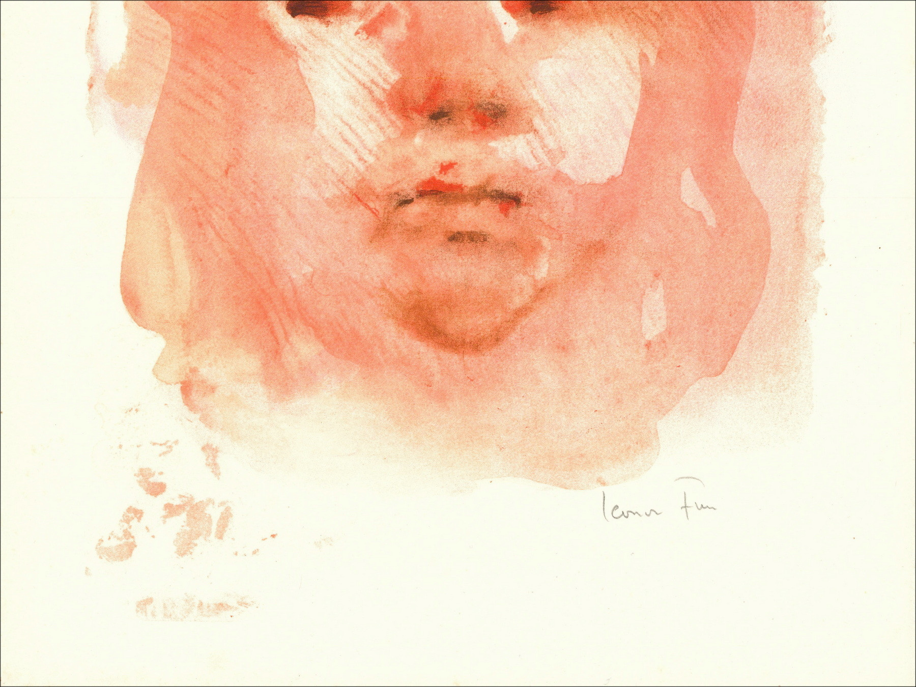 Leonor Fini - Porträt 2 - 1967, signierte Original-Lithografie