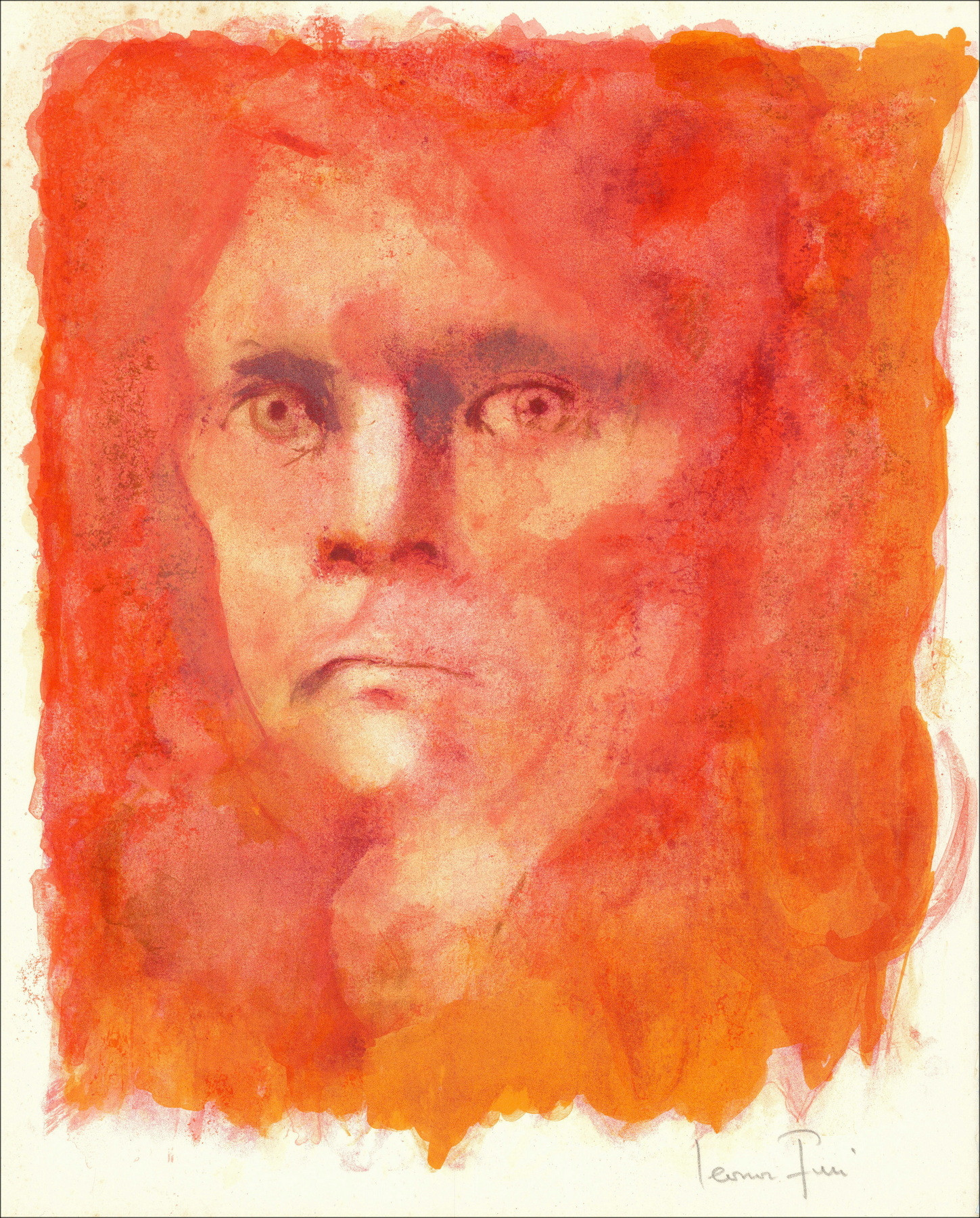 Leonor Fini - Ritratto 3 - 1967, litografia originale firmata