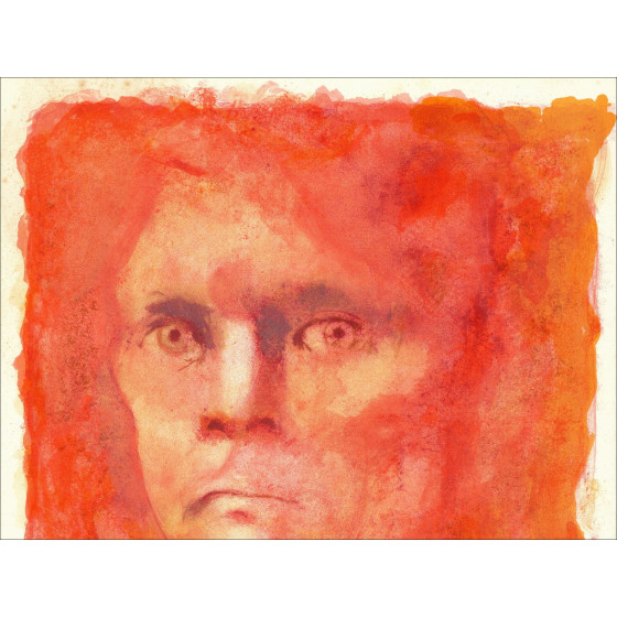 Leonor Fini - Porträt 3 - 1967, signierte Original-Lithographie