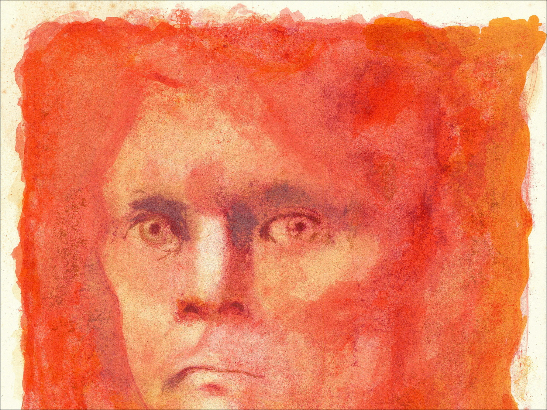 Leonor Fini - Portrait 3 - 1967, original signed lithograph