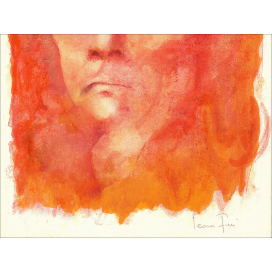 Leonor Fini - Portrait 3 - 1967, original signed lithograph