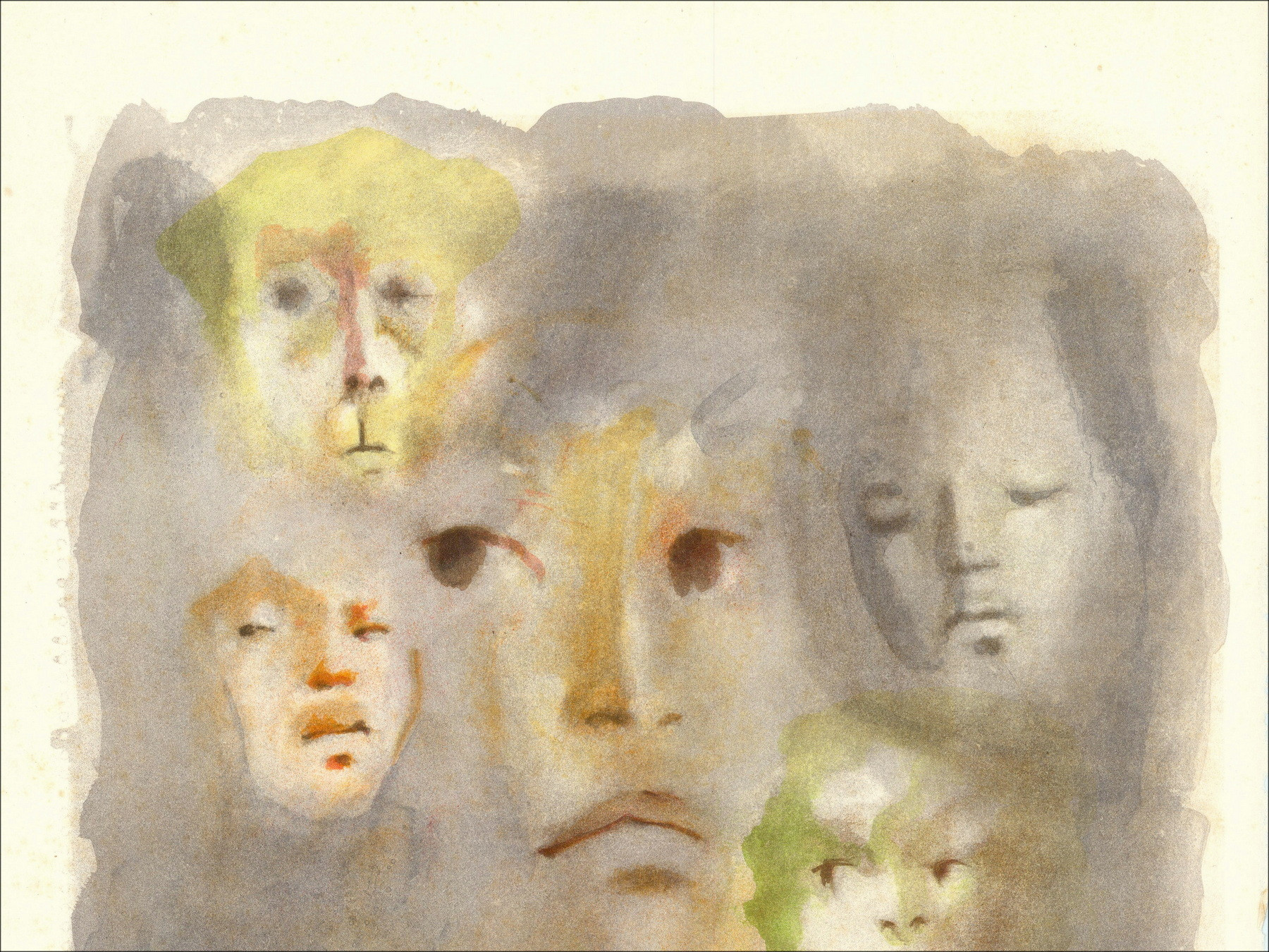Leonor Fini - Portret 4 - 1967, originele gesigneerde lithografie