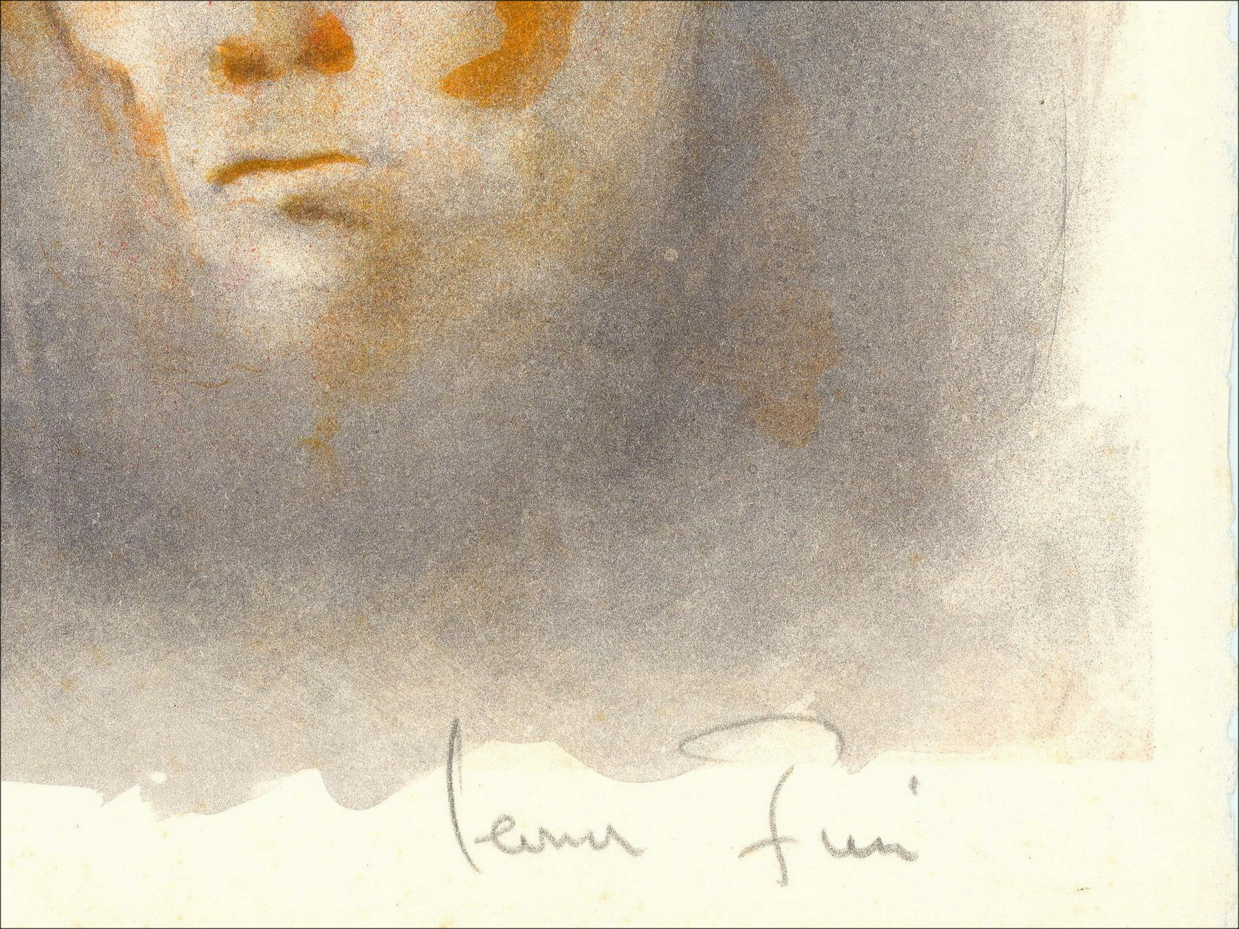 Leonor Fini - Ritratto 4 - 1967, litografia originale firmata
