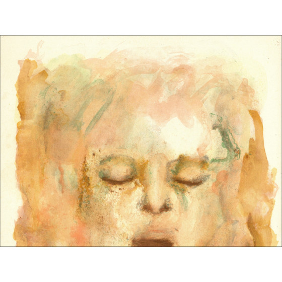 Leonor Fini - Portrait 5 - 1967, original signed lithograph