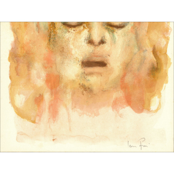 Leonor Fini - Portrait 5 - 1967, original signed lithograph
