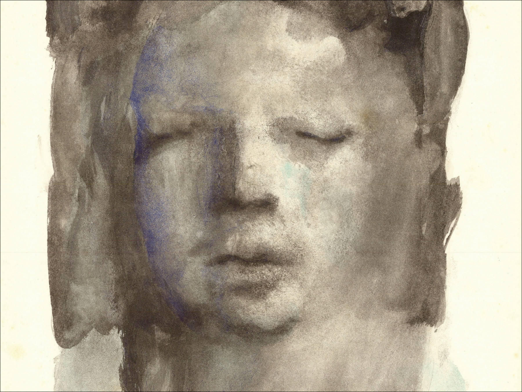 Leonor Fini - Portrait 6 - 1967, original signed lithograph