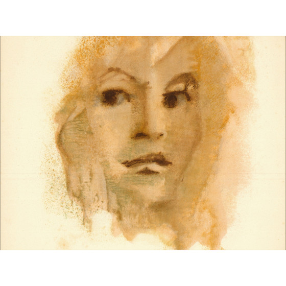 Leonor Fini - Porträt 7 - 1967, signierte Original-Lithografie